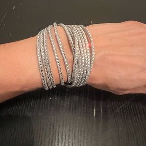 Swarovski double wrap bracelet